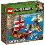 LEGO® Minecraft® 21152 Dobrodružství pirátské lodi – Hledejceny.cz