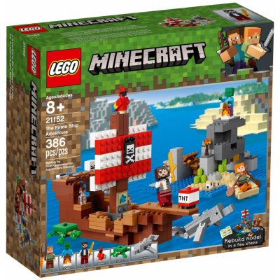 LEGO® Minecraft® 21152 Dobrodružství pirátské lodi – Zboží Mobilmania