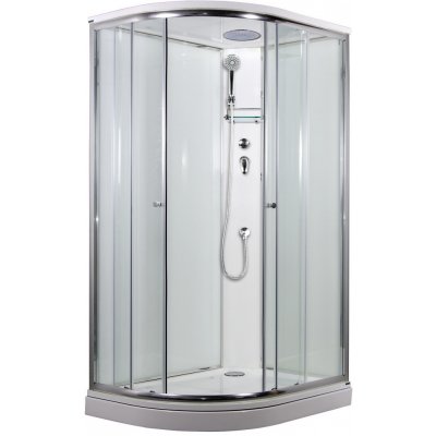Arttec SIRIUS 120 x 90 cm - Sprchový box model 1 Strop čiré sklo pravá vanička