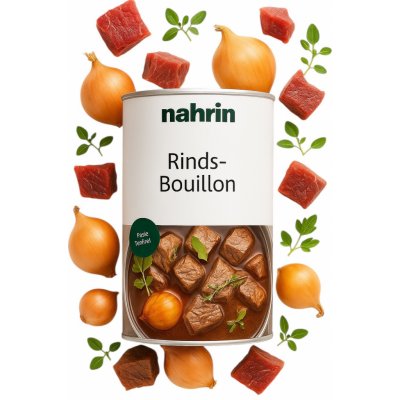 Nahrin Hovězí bujon bez tuku 500 g – Zboží Dáma