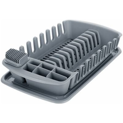 Tescoma CleanKit 900643 odkapávač s podnosem,šedý – Sleviste.cz