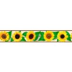 IMPOL TRADE B 83-08 Samolepící bordura slunečnice, rozměr 5 m x 8,3 cm – Zboží Dáma