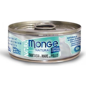 Monge Natural Cat mořské plody & kuře 80 g