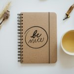Be Nice A5 tečkované linky boční vazba ekologický Přírodní – Zboží Živě
