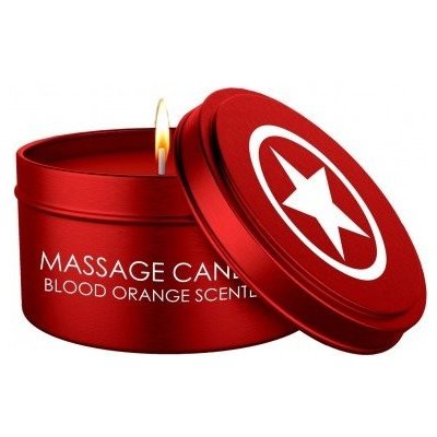 Ouch! Massage Candle Sinful Scented Red, masážní svíčka s vůní červeného pomeranče – Zbozi.Blesk.cz