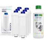 OEM Sada 6 ks filtr AquaFloow Longi DeLonghi + odvápňovač Wessper CleanMax 500 ml – Hledejceny.cz