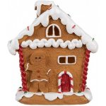 Clayre & Eef Vánoční perníková chaloupka s Led světýlky Gingerbread House 11*9*13 cm – Hledejceny.cz