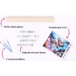 Zuty Malování podle čísel PSI VE SLUŠIVÉM OBLEČENÍ HOWARD ROBINSON – Zboží Mobilmania