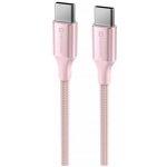 Swissten 71528205 USB-C / USB-C, 1,5m, růžový – Zboží Mobilmania