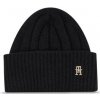 Čepice Tommy Hilfiger Sada čepice a šál Timeless Beanie + Scarf AW0AW15367BDS Černá