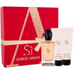 Giorgio Armani Si EDP 100 ml + tělové mléko 75 ml + sprchový gel 75 ml dárková sada – Hledejceny.cz