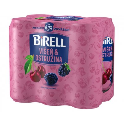 Birell Višeň & Ostružina 4 x 0,5 l (plech) – Hledejceny.cz