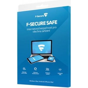 F-Secure SAFE 5 lic. 1 rok elektronicky (FCFXBR1N005E1)