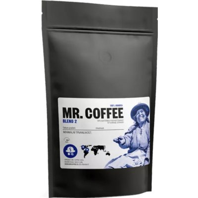 Mr. Coffee Pražená káva 100% arabica Espresso směs Blend 2 70% Brazil, 30% Guatemala zrnková 250 g – Hledejceny.cz