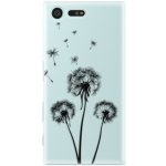 Pouzdro iSaprio - Three Dandelions – black - Sony Xperia X Compact – Sleviste.cz