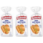 ROBERTO Mini pšeničné rohlíky na hot dogy 8 x 37.5 g – Zboží Dáma