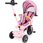 ECOTOYS 2v1 s otočným sedadlem a skládací střechou růžová – Zboží Dáma