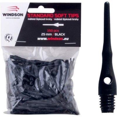 Windson HROTY SOFT 25mm - 150ks Hroty našipky, černá, UNI – Zboží Dáma Windson HROTY SOFT 25mm - 150ks Hroty našipky, černá, UNI – Zboží Dáma