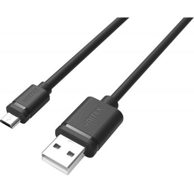 Unitek Y-C451GBK USB, USB 2.0 USB A Micro-USB B, 1m, černý – Zboží Mobilmania