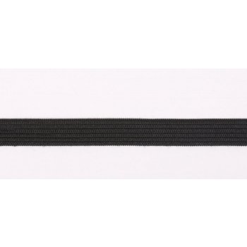 Prádlová guma černá o šíři 10 mm I-EL0-88010-332