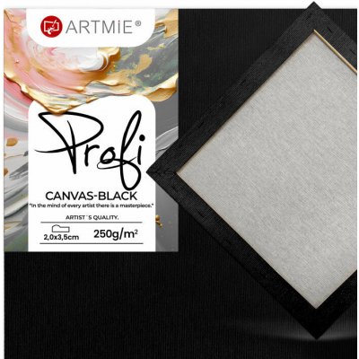 Profi malířské plátno na rámu černé 80 x 120 cm – Hledejceny.cz