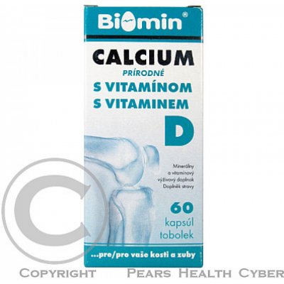 Biomin Calcium s Vitamínem D 60 kapslí