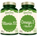 GreenFood Nutrition Omega 3 120 kapslí + Vitamin D3 60 kapslí – Zboží Mobilmania