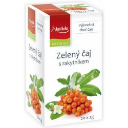 Apotheke Premier Zelený čaj s rakytníkem 20 x 2 g