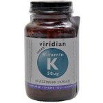 Viridian Vitamin K 50ug 30 kapslí – Hledejceny.cz
