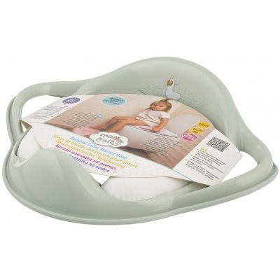 Maltex Redukce na WC s úchyty měkká Lama Minimal sage green – Zboží Mobilmania