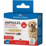 Francodex Skin and Coat ampulky pes štěně 18 x 1 ml – Hledejceny.cz
