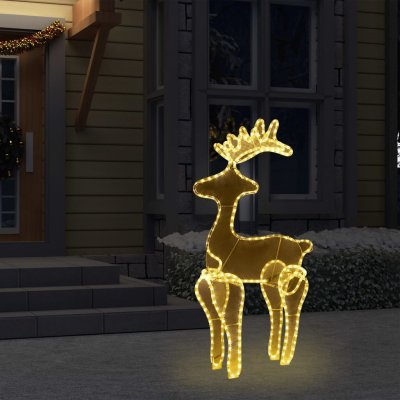 Nabytek XL Sob vánoční dekorace s výpletem 306 LED 60 x 24 x 89 cm