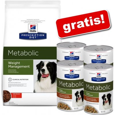 Hill’s Prescription Diet Metabolic Weight loss & Maintenance Chicken 12 kg – Hledejceny.cz