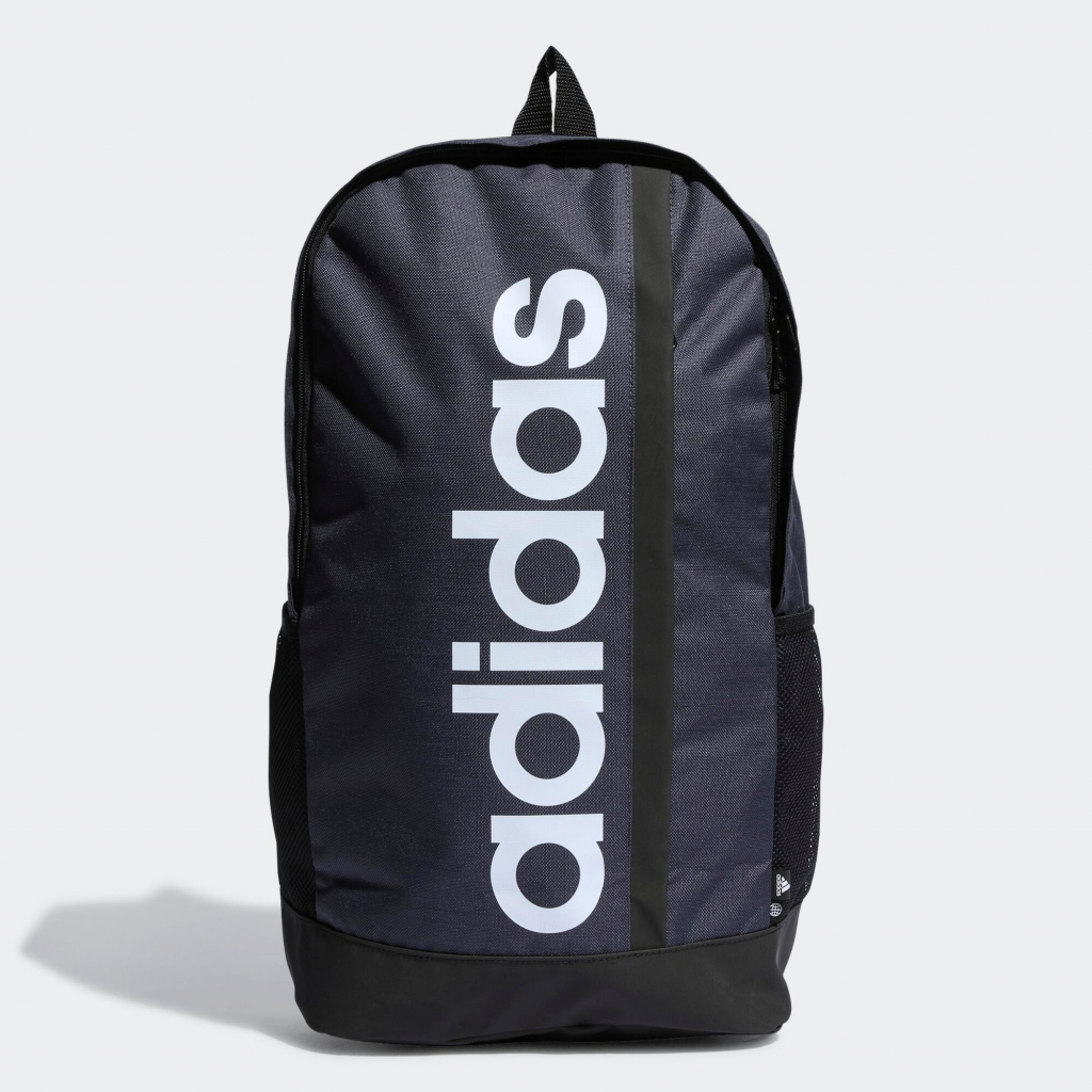 adidas Essentials Linear bilá modrá černá 22 l