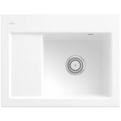 Villeroy&Boch Subway 45 Keramický dřez 650x510 mm CeramicPlus, alpská bílá