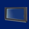 Okno DOMO-OKNA Antracitové fixní okno 80x40 cm (800x400 mm)