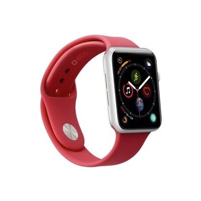 SBS řemínek pro Apple Watch 44 mm velikost S - M červená TEBANDWATCH44SR