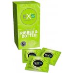EXS Comfy Fit Ribbed and Dotted Condoms 12 ks – Zboží Dáma