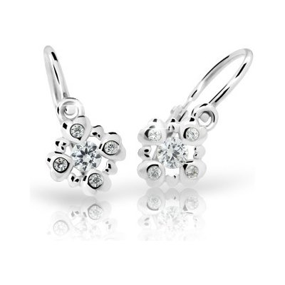 Cutie Jewellery dětské z bílého zlata C2253B CZ White