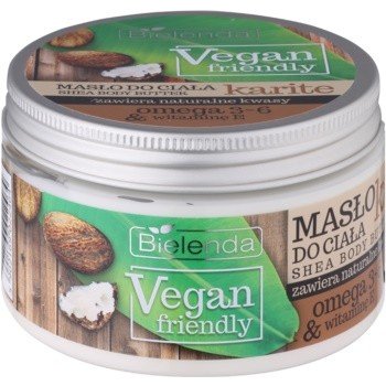 Bielenda Vegan Friendly Shea tělové máslo (with Omega 3-6 & Vitamin E) 250 ml