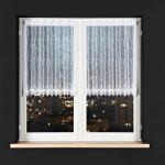 Dekorační metrážová vitrážová záclona ILJA bílá výška 90 cm MyBestHome – Zboží Dáma