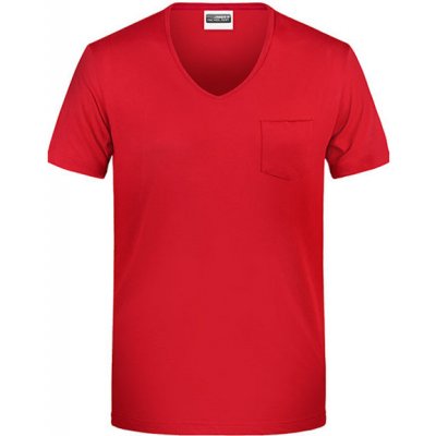 James Nicholson pánské triko JN8004 Red – Zboží Mobilmania