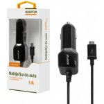 Nabíječka do auta ALIGATOR microUSB 1A, originální, Black