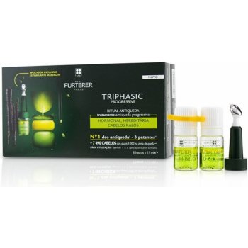 Rene Furterer Triphasic vht+ regenerační kúra proti padání vlasů Regenerating Treatment For Hair Loss 8 x 5,5 ml