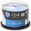 8 cm DVD médium HP CD-R 700MB 52x, printable, cakebox, 50ks (CRE00017WIP-3)