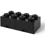 LEGO® Úložný box 250 x 502 x 181 se šuplíky červená – Sleviste.cz