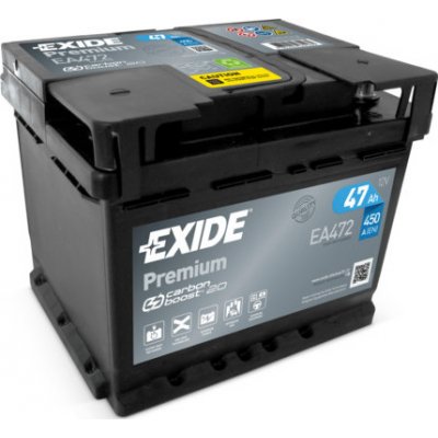 Exide Premium 12V 47Ah 450A EA472 – Zboží Mobilmania