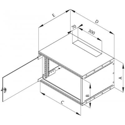 TRITON 19" FLAT-PACK plech.dv. RXA-06-CS4-CAX-A1 – Zbozi.Blesk.cz