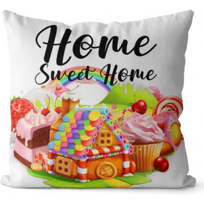 Impar Polštář Home sweet home candy 40x40 – Zboží Mobilmania
