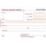 Baloušek Tisk PT022 Příjmový pokladní doklad A6 samopropisovací, 1 1 číslovaný – Hledejceny.cz